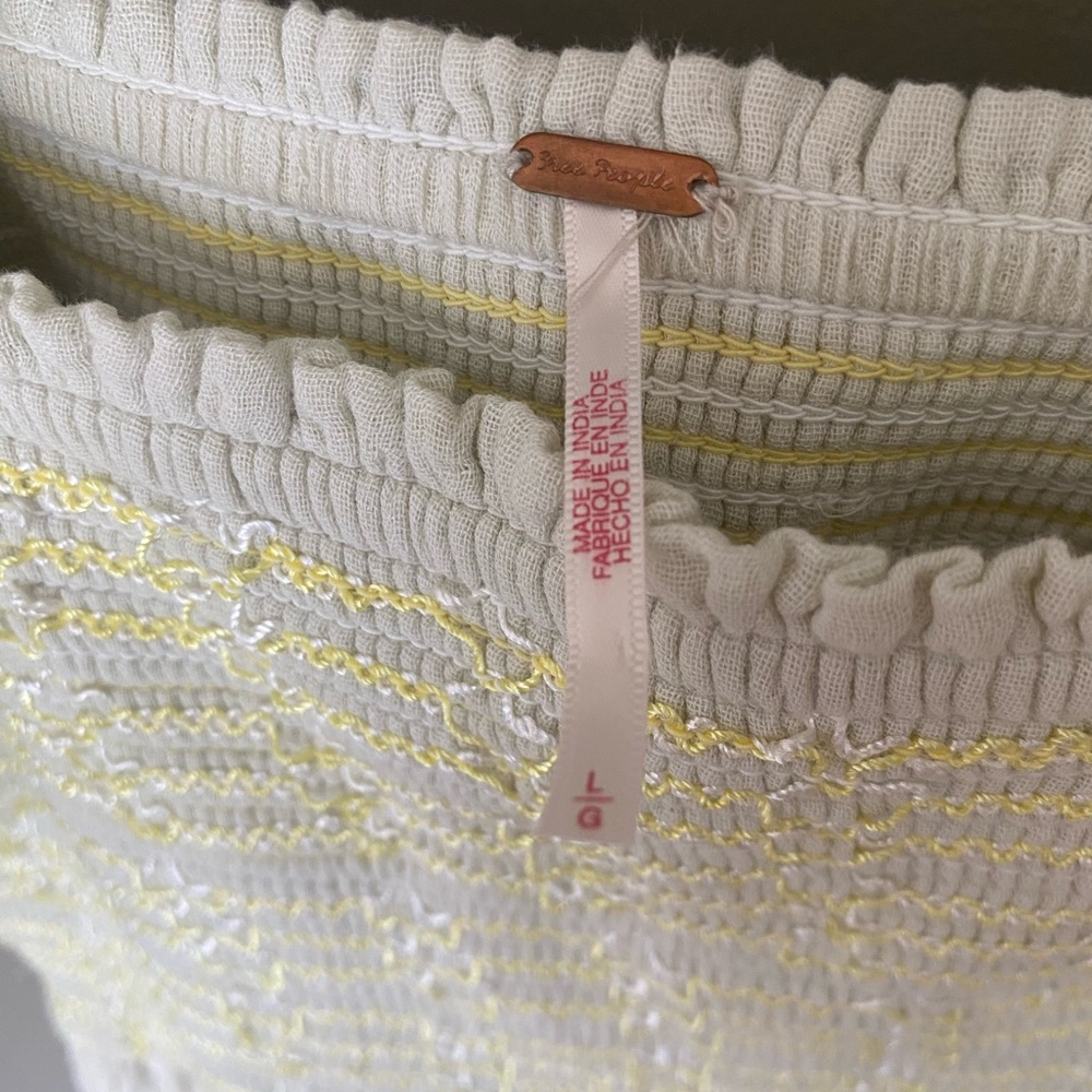 FREE PEOPLE • Rare • Dahlia Embroidered Maxi Dress In Lime Soda Green Size Large - Picture 8 of 10